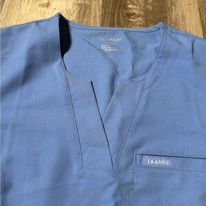 Jaanuu women Short Sleeve Blue Tee